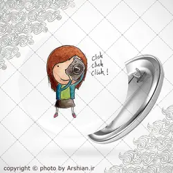 پیکسل دوربین عکاسی طرح کارتونی