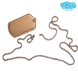 پلاک خام و زنجیر