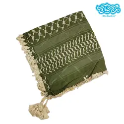 چفیه عربی سبز زرد کد 018