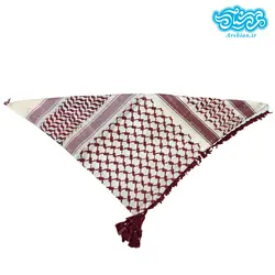 چفیه عربی شیری قرمز کد 010