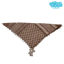 چفیه عربی قهوه ای کد 009
