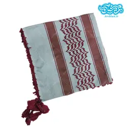 چفیه عربی طوسی قرمز کد 015
