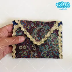 جانماز ترمه کیفی دو تکه مدل k001