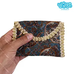 جانماز ترمه کیفی کوچک دو تکه