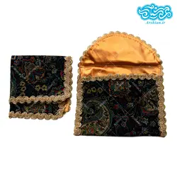 جانماز ترمه کیفی متوسط دوتکه