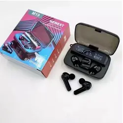 ایرپاد بلوتوث M19 Newest {چراغ قوه دار }