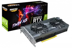 کارت گرافیک اینو تری دی مدل GEFORCE RTX 3060 Ti TWIN X2 LHR حافظه 8 گیگابایت