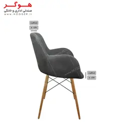 صندلی چهارپایه هوگر مدل SH860W-MA