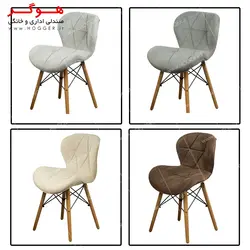 صندلی چهارپایه هوگر مدل SH820W-MA پارچه ای طرح مازراتی