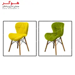 صندلی چهارپایه هوگر مدل SH820W-MA پارچه ای طرح مازراتی