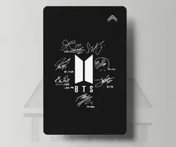 استیکر کارت امضای گروه BTS