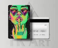 استیکر کارت Rainbow Girl