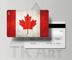 استیکر کارت پرچم کانادا