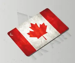 استیکر کارت پرچم کانادا