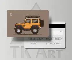 استیکر کارت تویوتا آفرود