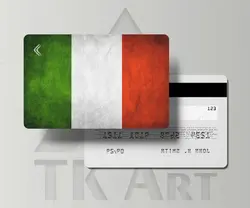استیکر کارت پرچم ایتالیا