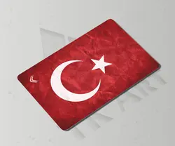 استیکر کارت پرچم ترکیه