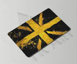 استیکر کارت پرچم طلائی انگلیس