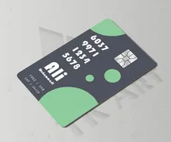 استیکر کارت سفارشی طرح مینیمال