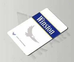 استیکر کارت سیگار وینستون