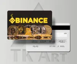 استیکر کارت طرح بایننس