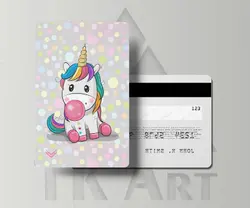 استیکر کارت طرح یونیکورن