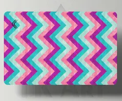 استیکر کارت فانتزی راه راه