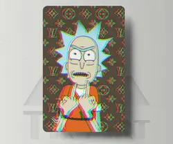 استیکر کارت طرح ریک عصبانی