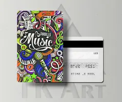 استیکر کارت موزیک