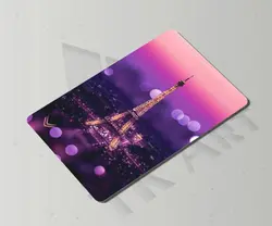 برچسب کارت طرح فانتزی برج ایفل