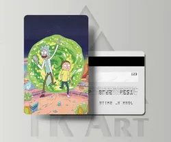 برچسب کارت طرح ریک و مورتی 3