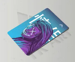 ست استیکر کارت سایبرپانک