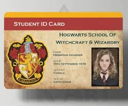 کارت دانشجویی هاگوارتز