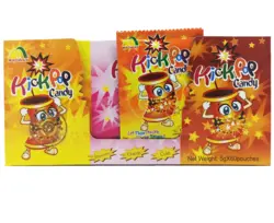 آبنبات جرقه ای در 3 طعم مختلف باکس 60 عددی  ( Kick pop )