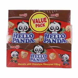 بیسکویت شکلاتی  هلو پاندا 10 عددی  (Hello panda )