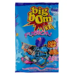 آبنبات چوبی بیگ بوم طعم مخلوط میوه ها ( Big BOM )