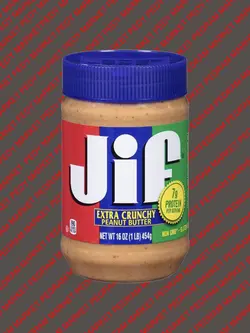 کره بادام زمینی جیف ( Jif ) آبی ( کرانچی )