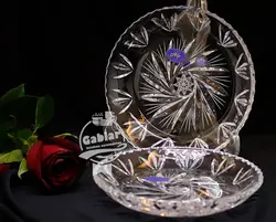 پیش دستی کریستال الپ مدل خورشیدی