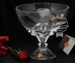 کاسه پایه دار کریستال RCR مدل فیوژن