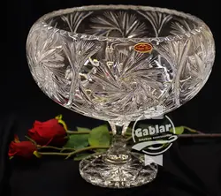 ميوه خوري سايز بزرگ کريستال چک مدل خورشيدي