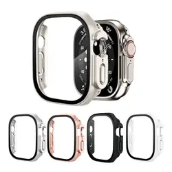 فول کاور اپل واچ اولترا + گلس سایز 49میلی متری - کوشاجانبی