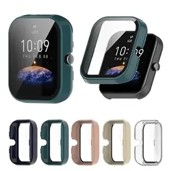 فول کاور ساعت هوشمند Amazfit Bip 3 / 3 Pro با گلس کوشاجانبی