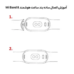 بند مچ بند شیائومی Mi Band 8 تنوع رنگ تکمیل قفل پین دار