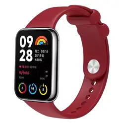 بند سیلیکونی می بند 8 پرو شیائومی تنوع رنگ تکمیل