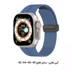 بند سیلیکون مگنت اپل واچ سایز 42-44-45-49 تمام سری ها اصلی