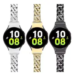 بند کارتیر نگین دار سامسونگ گلکسی واچ 4 - 5 - 6