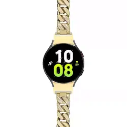 بند کارتیر نگین دار سامسونگ گلکسی واچ 4 - 5 - 6