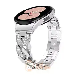 بند کارتیر نگین دار سامسونگ گلکسی واچ 4 - 5 - 6