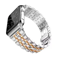 بند فلزی اپل واچ سایز 42/44/45/49 طرح رولکس 7 مهره - رنگبندی