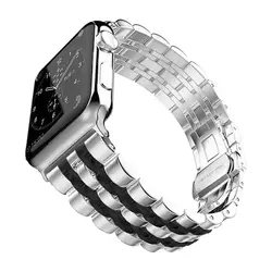 بند فلزی اپل واچ سایز 42/44/45/49 طرح رولکس 7 مهره - رنگبندی